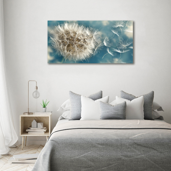 Canvas wall art dandelions