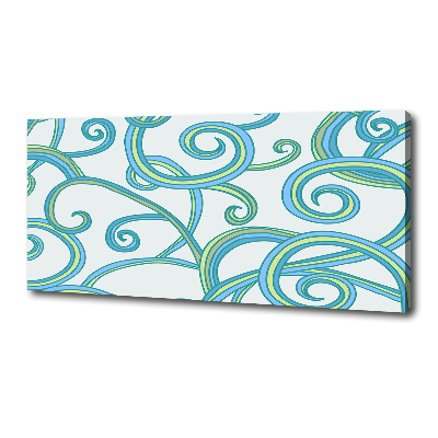 Canvas wall art Abstract spirals