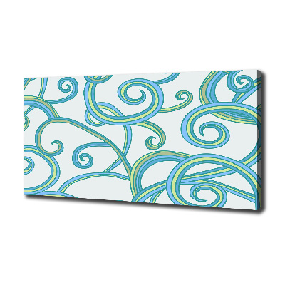 Canvas wall art Abstract spirals