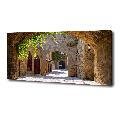 Canvas wall art Charming streets