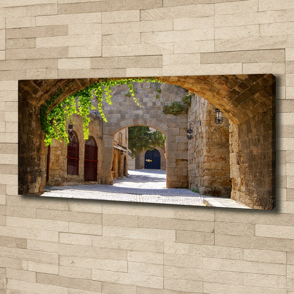 Canvas wall art Charming streets