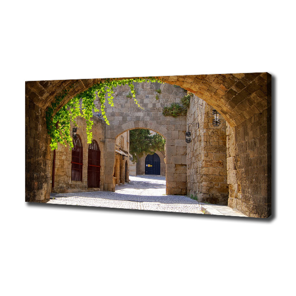 Canvas wall art Charming streets