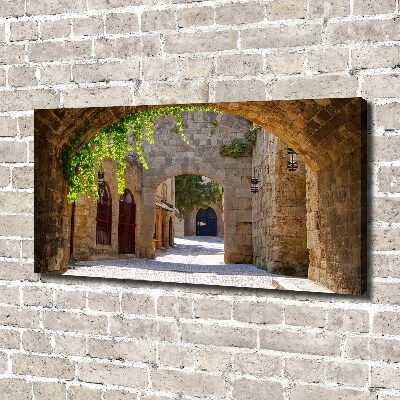 Canvas wall art Charming streets