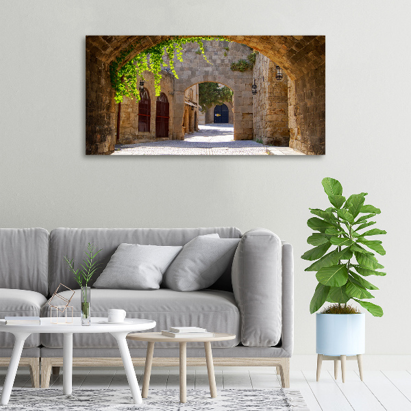 Canvas wall art Charming streets