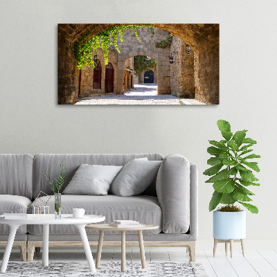 Canvas wall art Charming streets