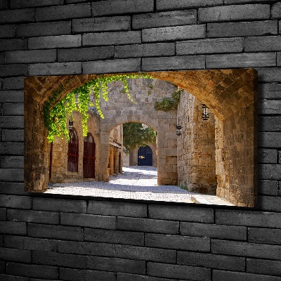 Canvas wall art Charming streets