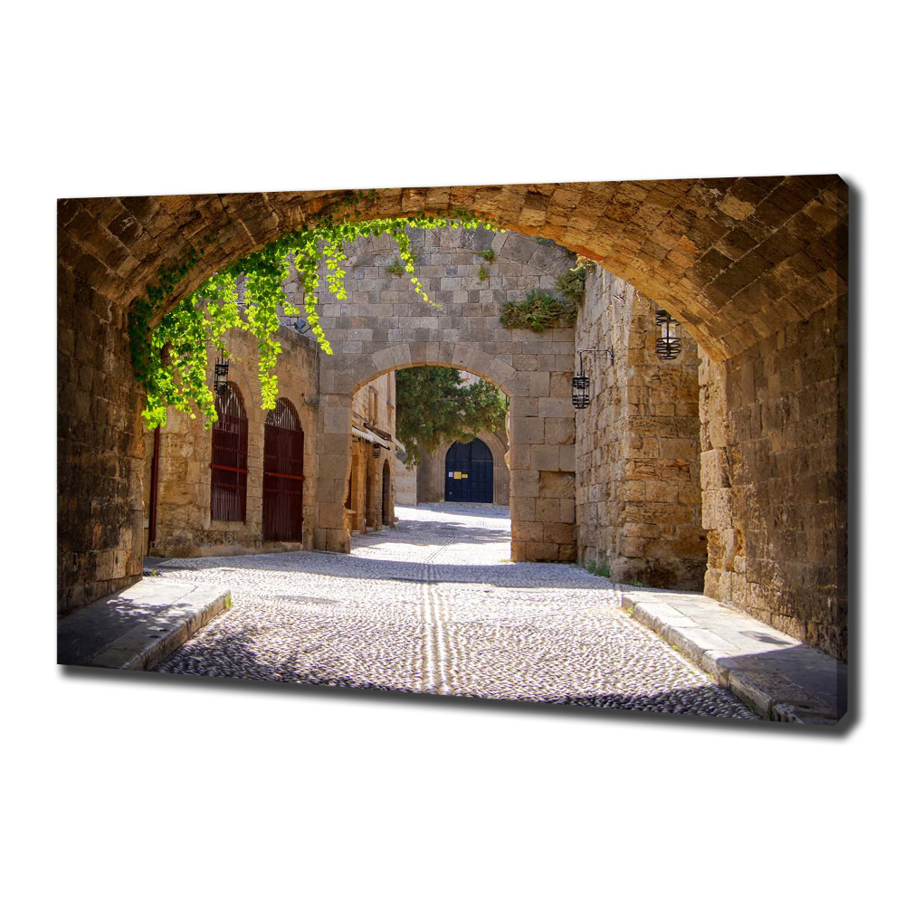 Canvas wall art Charming streets