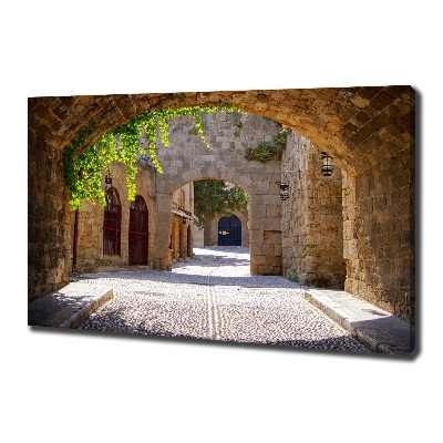 Canvas wall art Charming streets