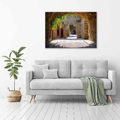 Canvas wall art Charming streets