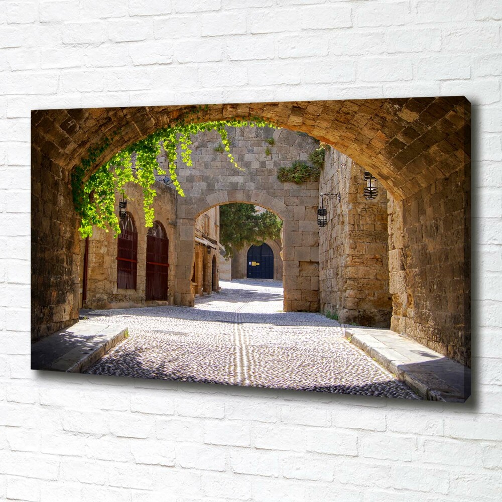 Canvas wall art Charming streets