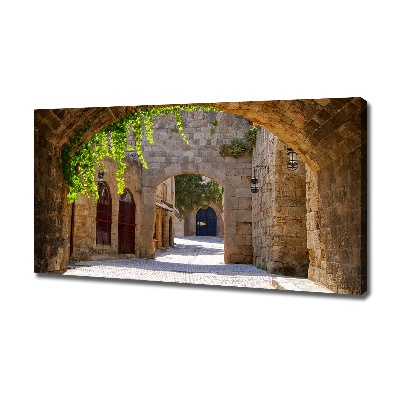 Canvas wall art Charming streets