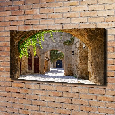 Canvas wall art Charming streets