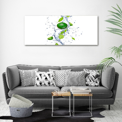 Canvas wall art Lime and water