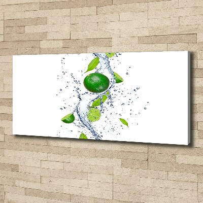 Canvas wall art Lime and water