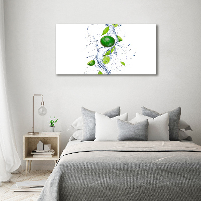 Canvas wall art Lime and water