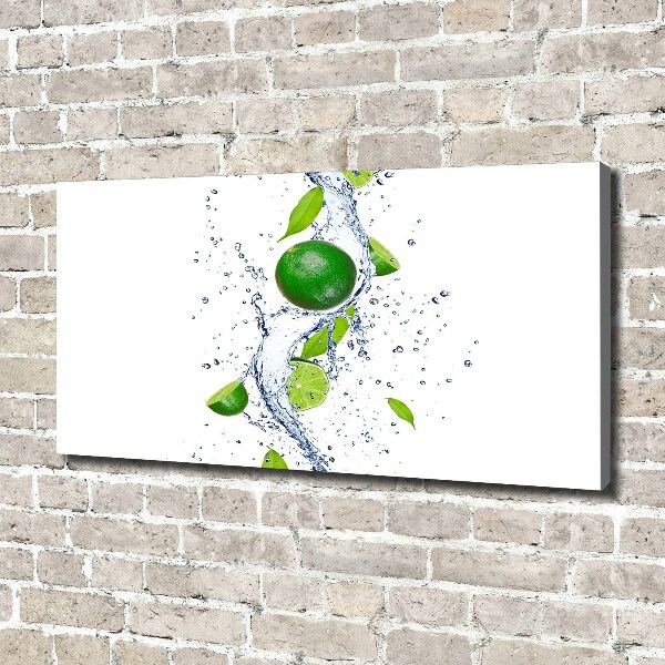 Canvas wall art Lime and water