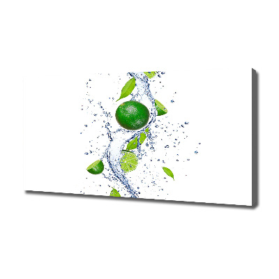 Canvas wall art Lime and water