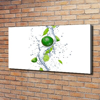 Canvas wall art Lime and water