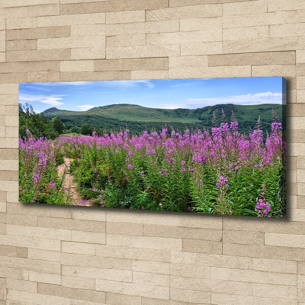 Canvas wall art Green hills