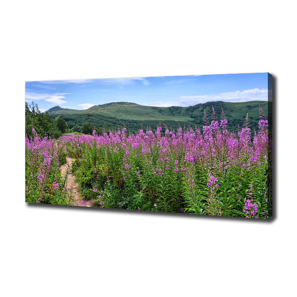 Canvas wall art Green hills