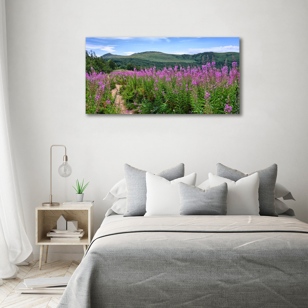 Canvas wall art Green hills