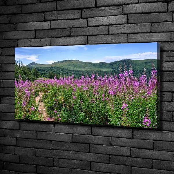 Canvas wall art Green hills