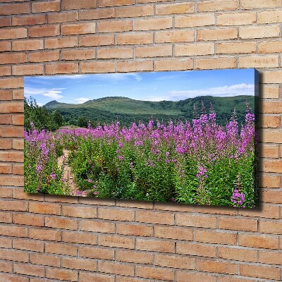 Canvas wall art Green hills