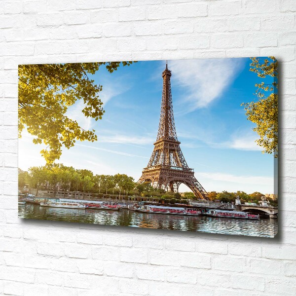 Canvas wall art Eiffel Paris tower