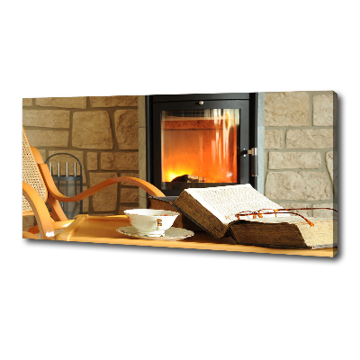 Canvas wall art Fireplace