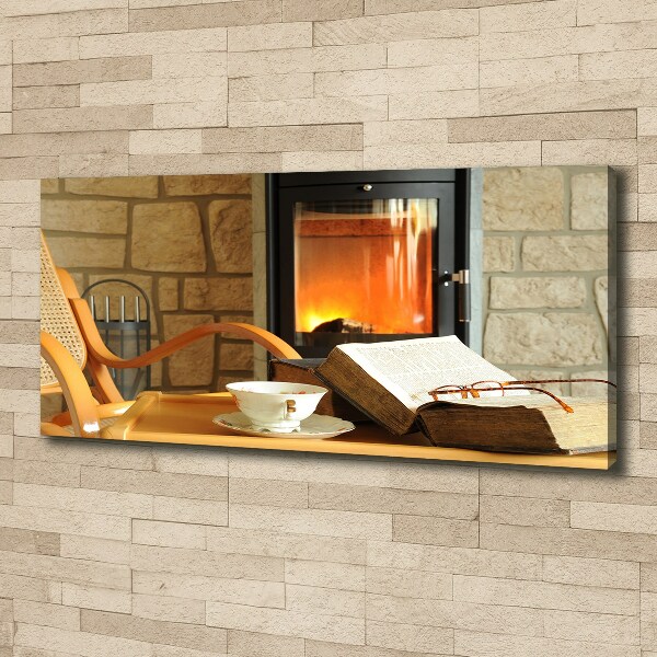 Canvas wall art Fireplace