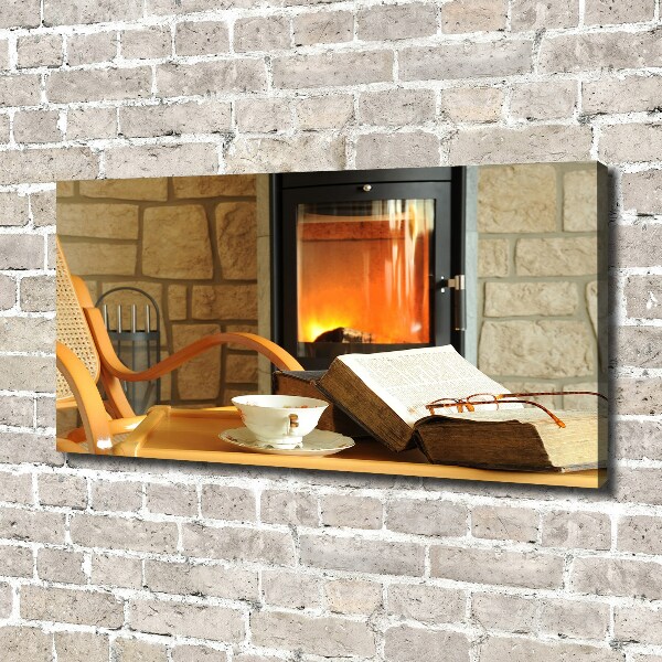 Canvas wall art Fireplace