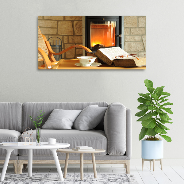 Canvas wall art Fireplace