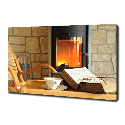 Canvas wall art Fireplace