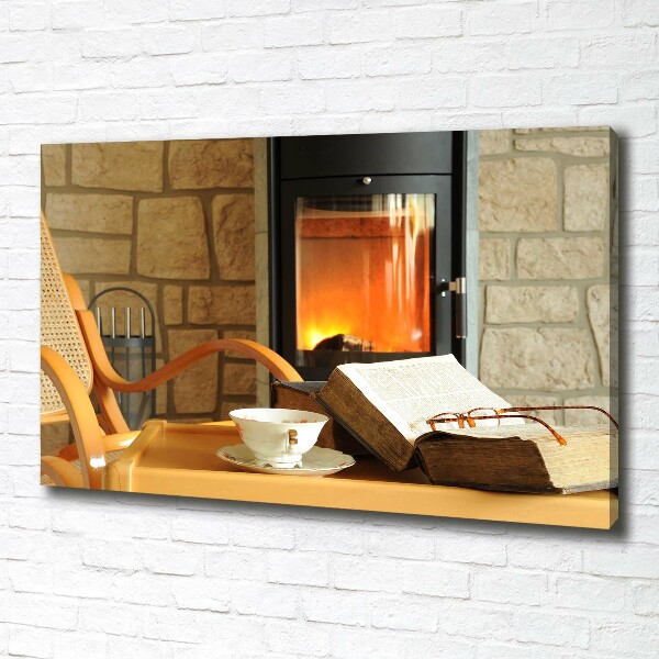 Canvas wall art Fireplace