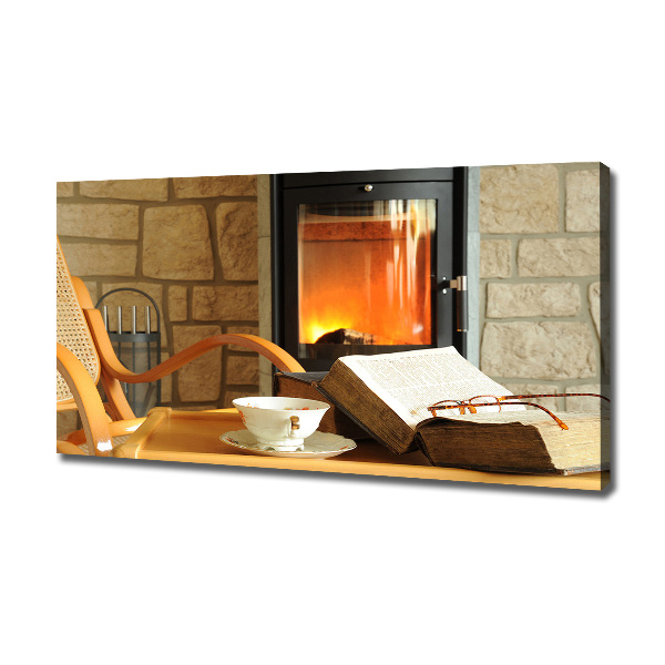 Canvas wall art Fireplace