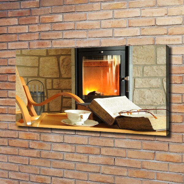 Canvas wall art Fireplace