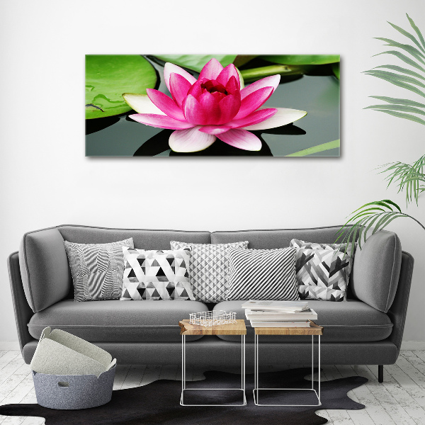 Canvas wall art water lily