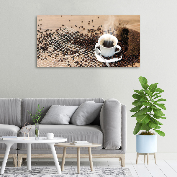 Canvas wall art Coffee and coffee beans