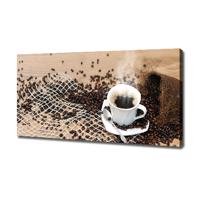 Canvas wall art Coffee and coffee beans