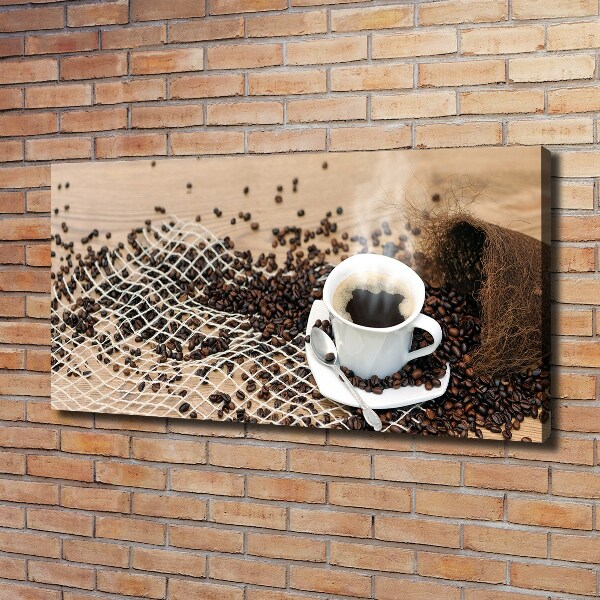 Canvas wall art Coffee and coffee beans