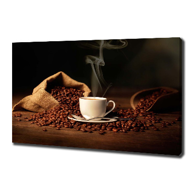 Canvas wall art Coffee in a cup