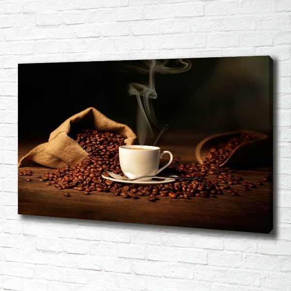 Canvas wall art Coffee in a cup