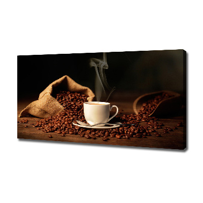 Canvas wall art Coffee in a cup