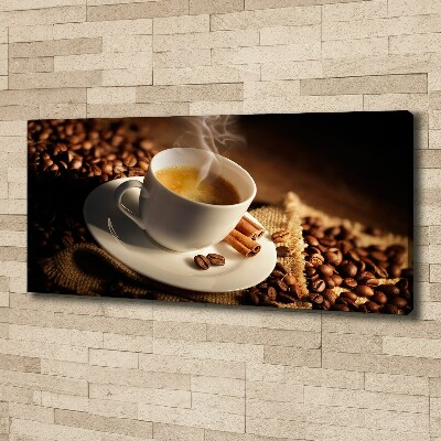 Canvas wall art Coffee in a cup