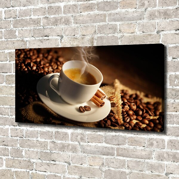 Canvas wall art Coffee in a cup