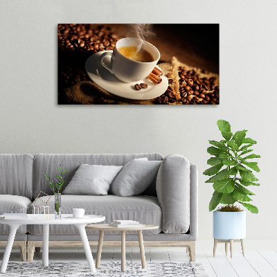 Canvas wall art Coffee in a cup