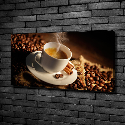 Canvas wall art Coffee in a cup