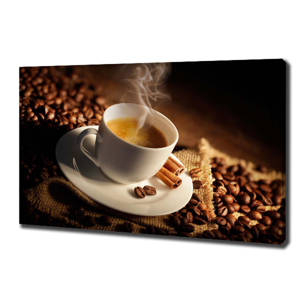 Canvas wall art Coffee in a cup