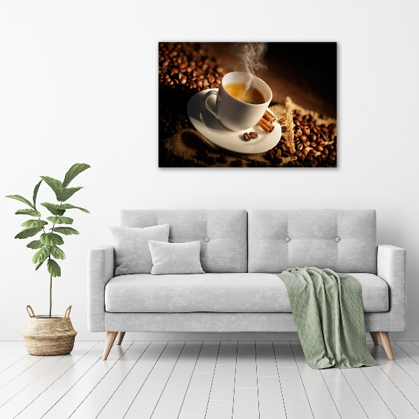 Canvas wall art Coffee in a cup