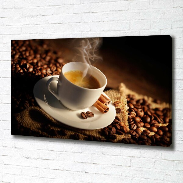 Canvas wall art Coffee in a cup